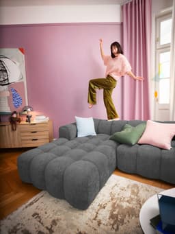OTTO home Ecksofa KALLIE | Grau