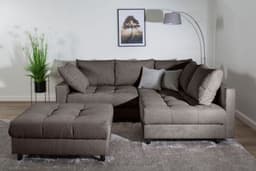 COLLECTION AB Ecksofa Toni L-Form | Grau