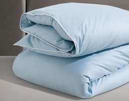 RIBECO Federbettdecke Leon | Blau