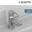 Schütte DERBY Waschtischarmatur | Silber 4