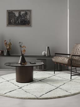 the carpet Teppich Bahar Shaggy | Beige