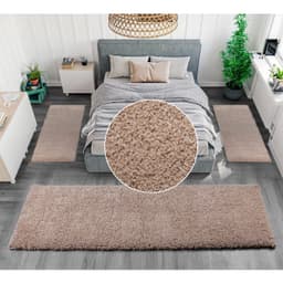 OTTO home Bettumrandung Shaggy 30 | Beige