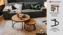 ACTONA GROUP Couchtisch Spiro | Holztöne 4
