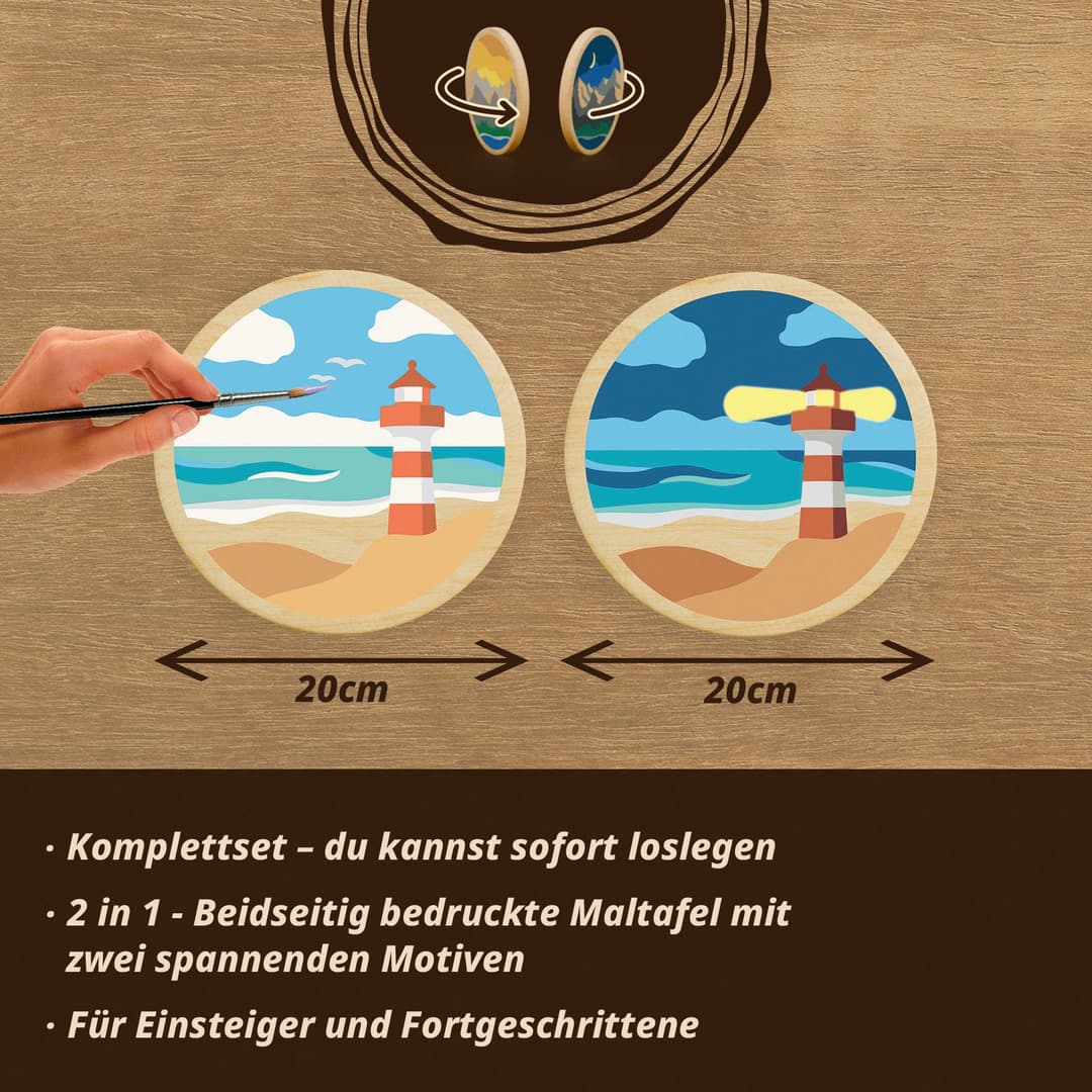 Ravensburger Malen nach Zahlen CreArt Wooden Sea | Mehrfarbig