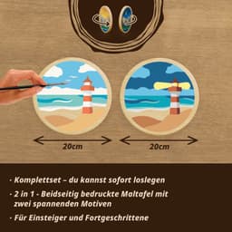 Ravensburger Malen nach Zahlen CreArt Wooden Sea | Mehrfarbig