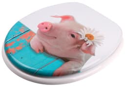 Sanilo WC-Sitz Schwein | Mehrfarbig