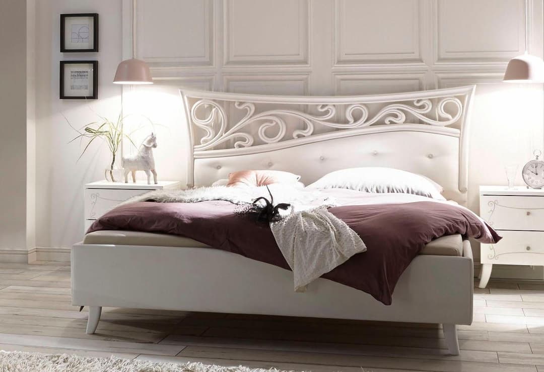 Home affaire Polsterbett Soler | Weiß