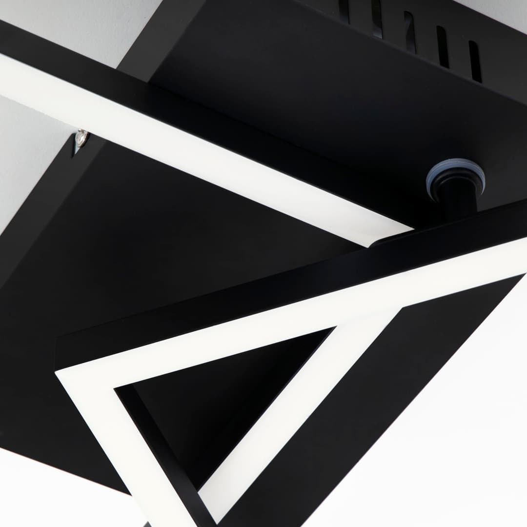 Briloner Leuchten LED Deckenleuchte 3149015 FRAME | Schwarz