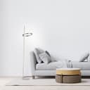 JUST LIGHT LED Stehlampe RITUS | Silber 3
