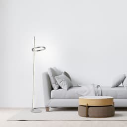 JUST LIGHT LED Stehlampe RITUS | Silber
