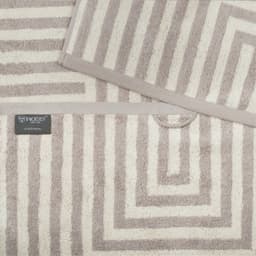 ROSS Duschtuch Grafik, Frottier | Beige