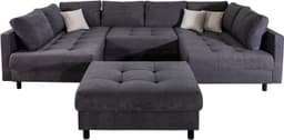 COLLECTION AB Wohnlandschaft Toni U-Form | Grau