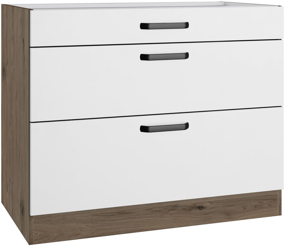 wiho Küchen Unterschrank Elba | Mehrfarbig