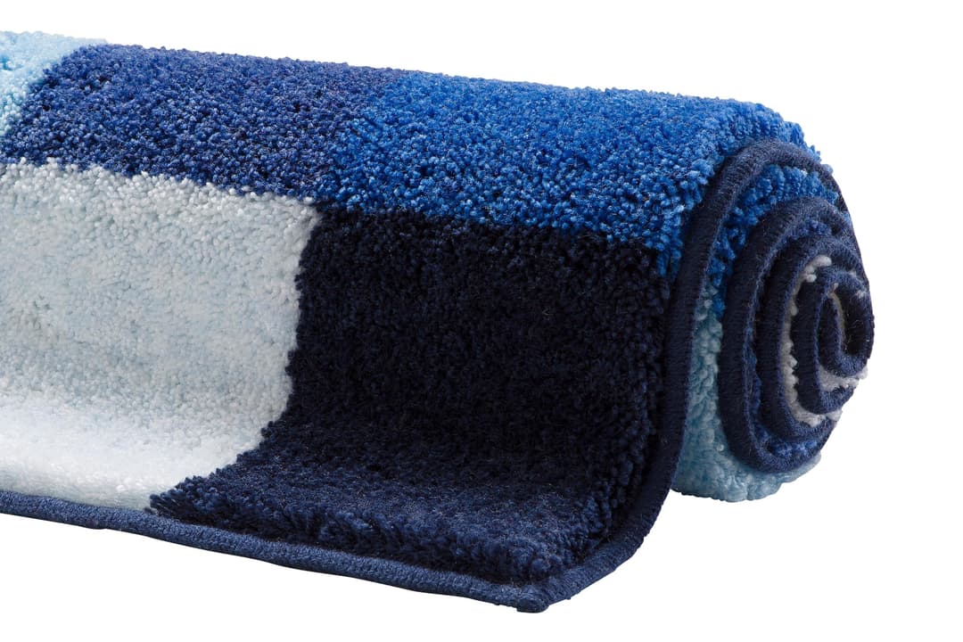 Grund Badematte Mosaik | Blau