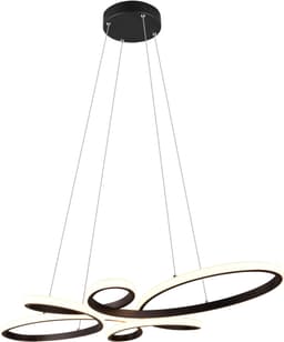 TRIO Leuchten LED Pendelleuchte FLY | Schwarz