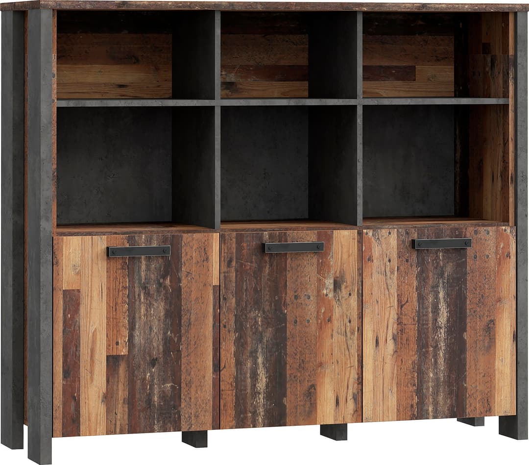 FORTE Highboard Clif | Holztöne
