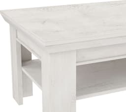 FORTE Couchtisch Kashmir | Weiß