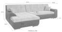 DOMO collection Ecksofa Treviso | Schwarz 4