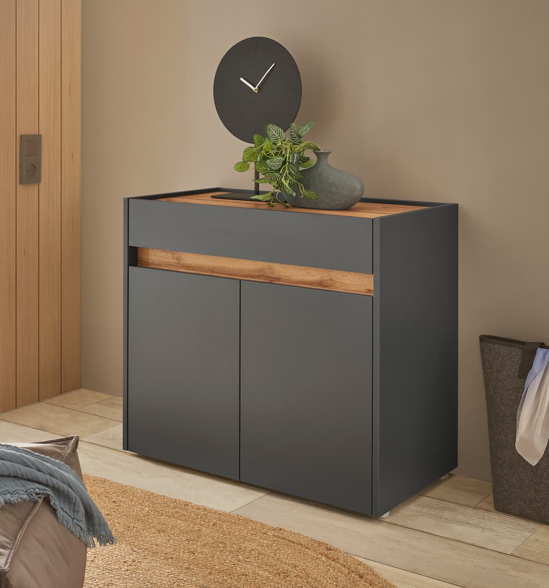 Home affaire Kommode GiRON/CiTY | Grau