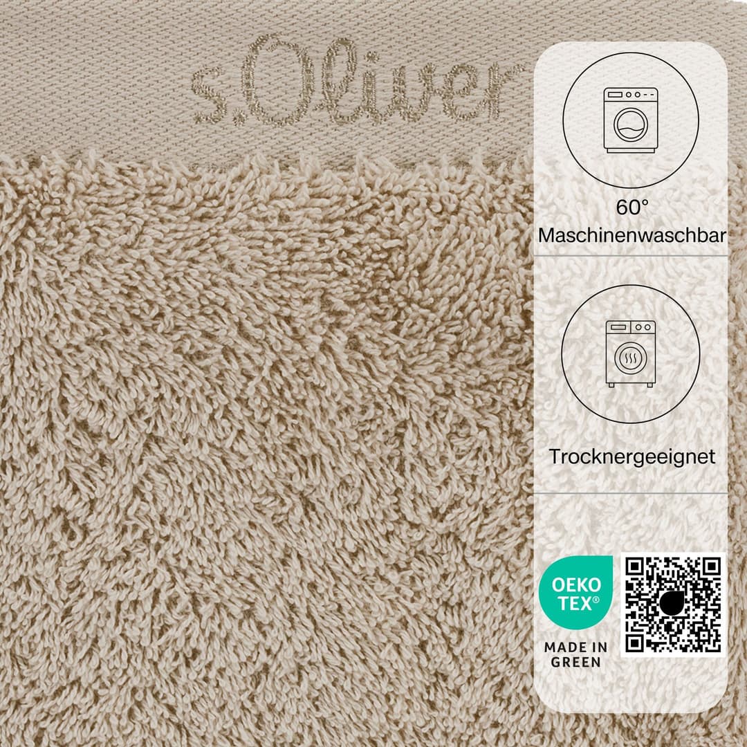 s.Oliver Waschhandschuh | Beige