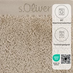 s.Oliver Waschhandschuh | Beige