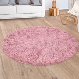 Paco Home Hochflor-Teppich Silky 591 | Rosa
