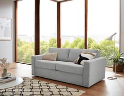 ATLANTIC home collection Schlafsofa Rolando | Grau