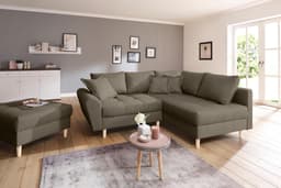 Home affaire Ecksofa Rice | Braun