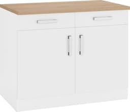 KOCHSTATION Unterschrank KS-Gera | Weiß