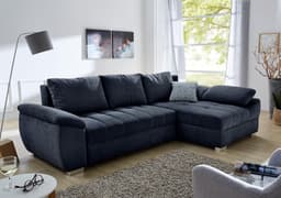 Jockenhöfer Gruppe Ecksofa Alster L-Form | Blau