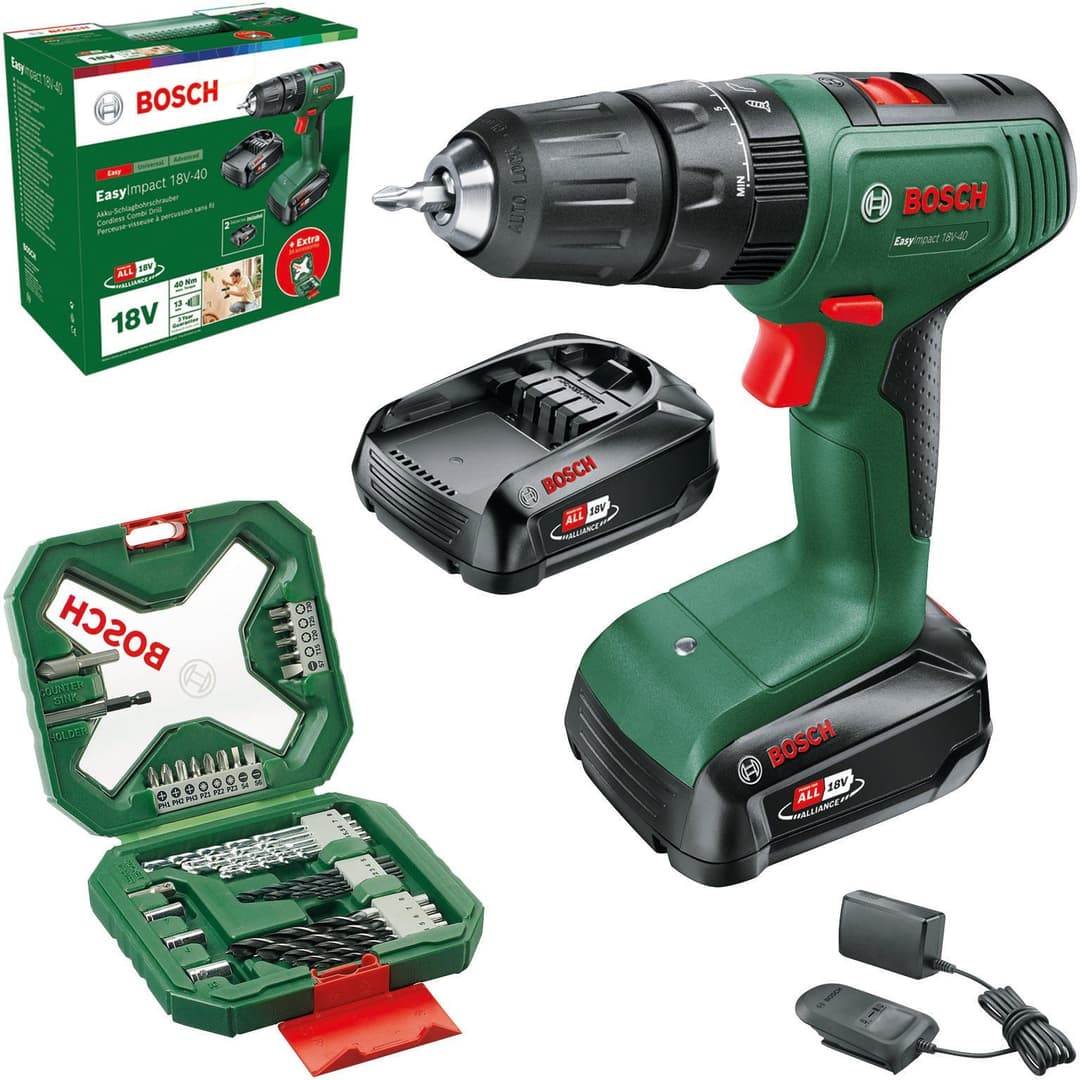 Bosch Home & Garden Akku-Schlagschrauber EasyImpact 18V-40 | Schwarz