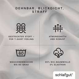 Schlafgut Spannbettlaken PURE | Beige