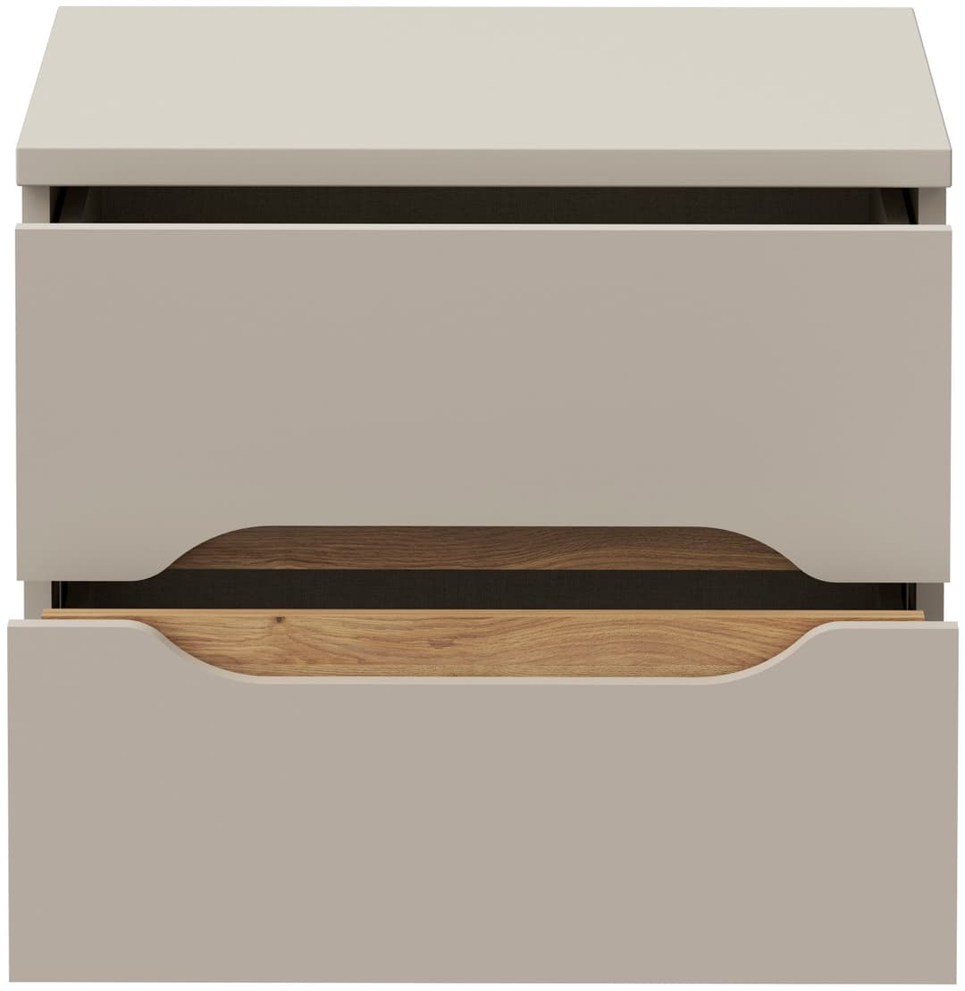 FORTE Nachtkommode | Beige