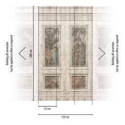 living walls Fototapete Wallpanel Tapete Wandpaneele Motivtapete Wald
