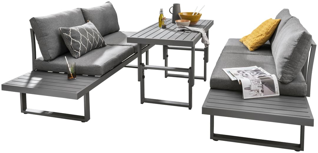 Destiny Gartenlounge-Set SEA POINT | Grau