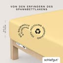 Schlafgut Spannbettlaken PURE | Gelb
