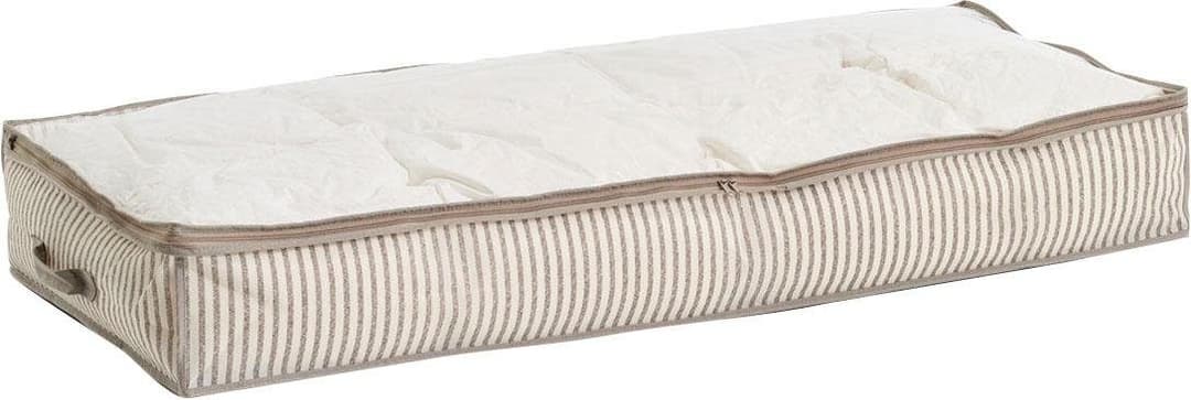 Zeller Present Aufbewahrungstasche Stripes (2-tlg) | Beige