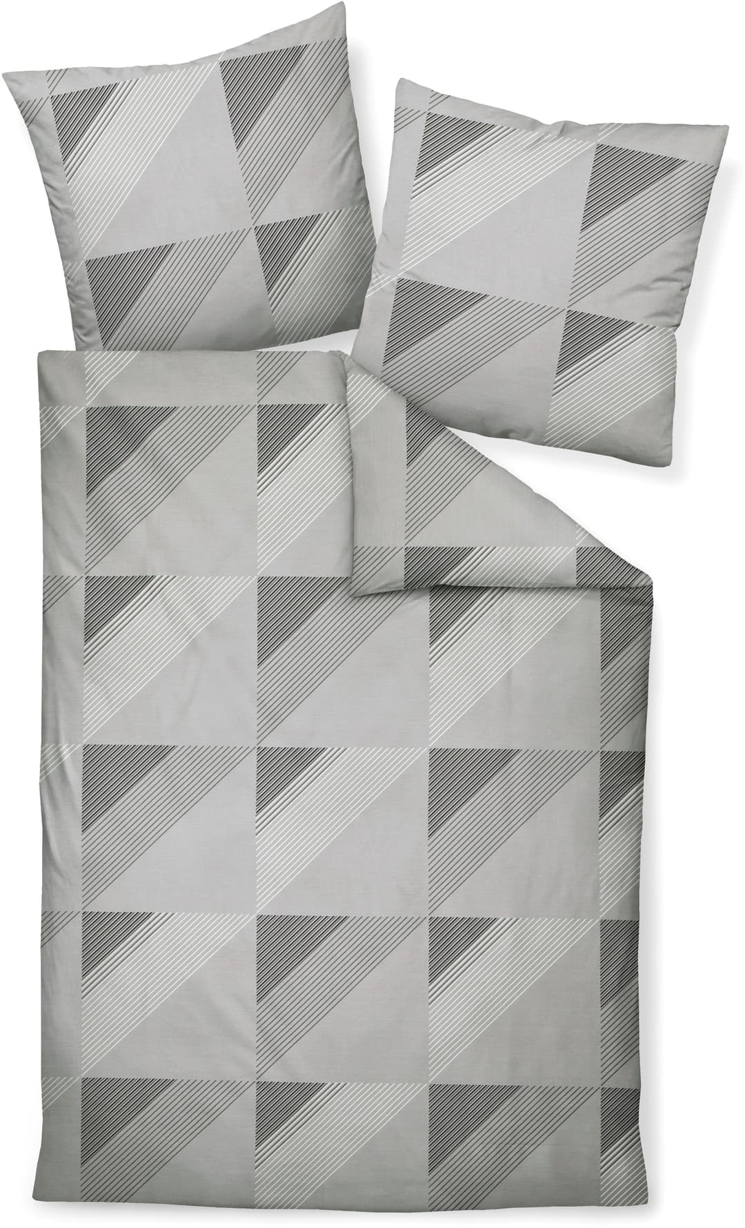 Janine Bettwäsche J. D. Mako-Satin | Grau