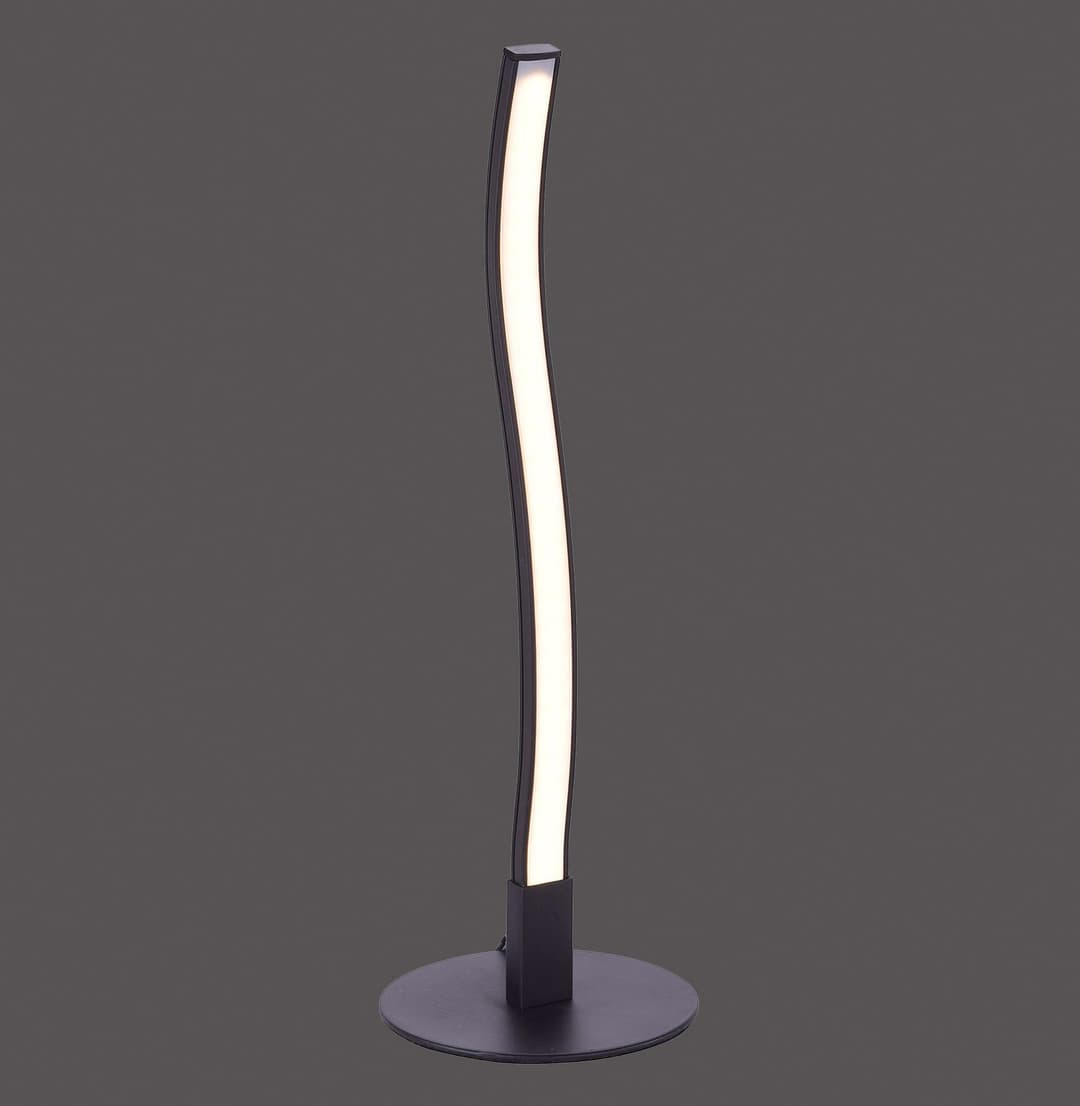 JUST LIGHT LED Tischleuchte WAVE | Schwarz