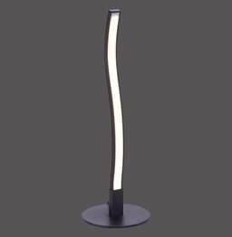 JUST LIGHT LED Tischleuchte WAVE | Schwarz