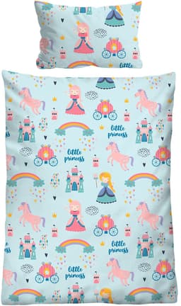 Biberna Bettwäsche kleine Prinzessin | Blau