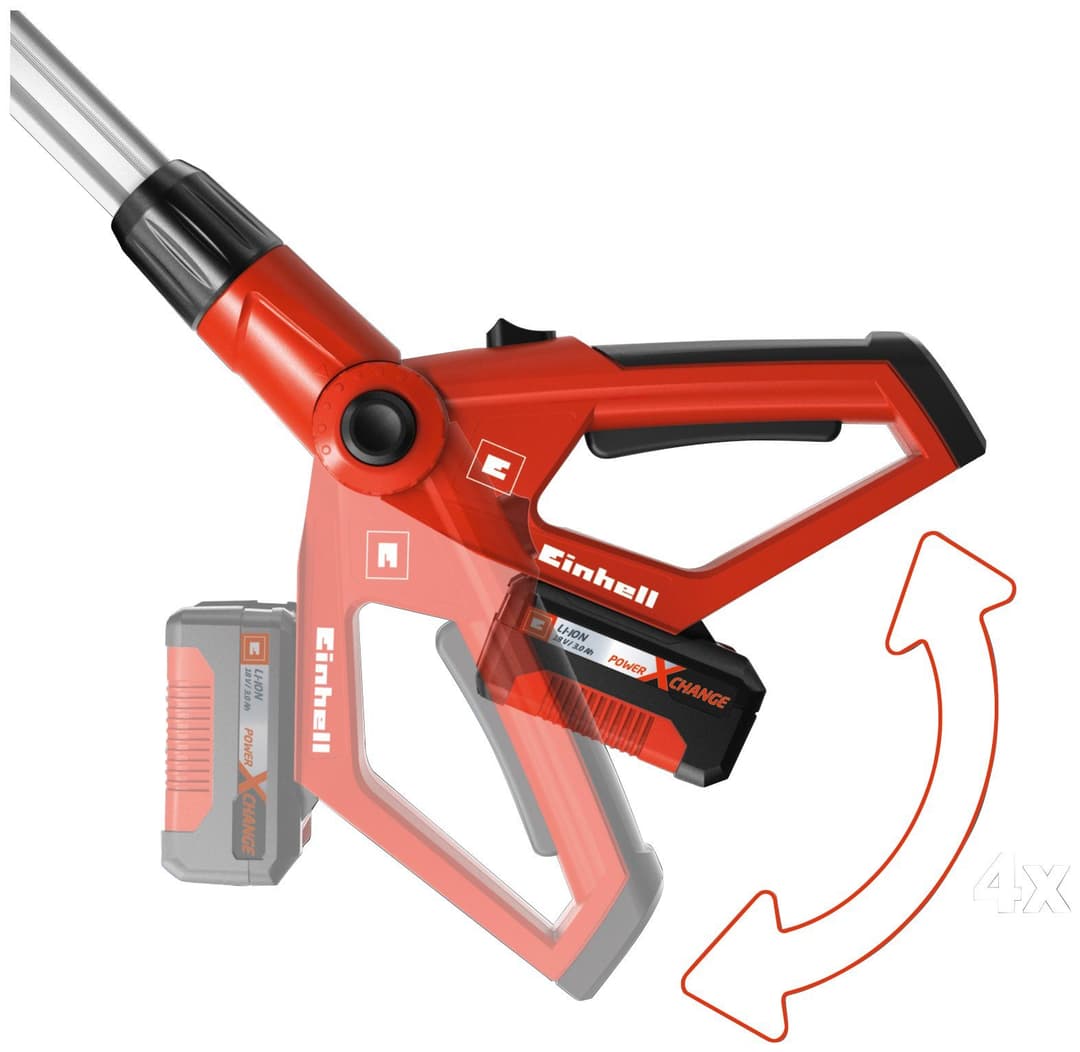 Einhell Akku-Hochentaster GE-LC 18 Li T-Solo | Rot