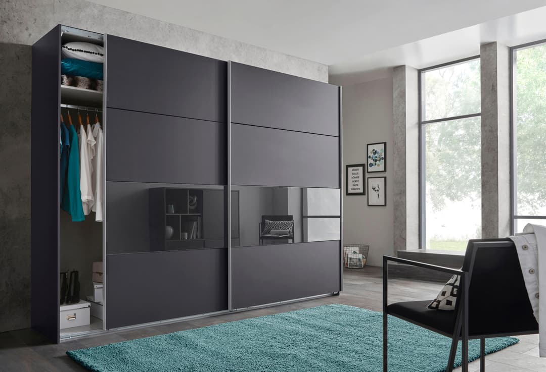 Wimex Schwebetürenschrank Bramfeld | Grau