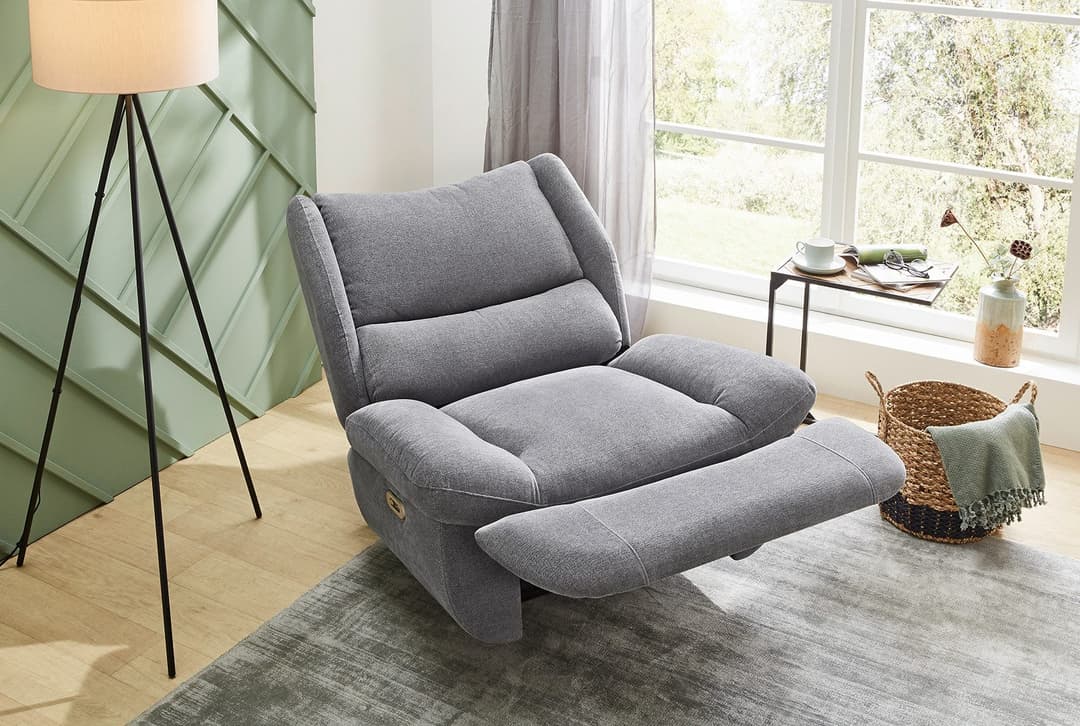 Jockenhöfer Gruppe Relaxsessel Daytona | Grau