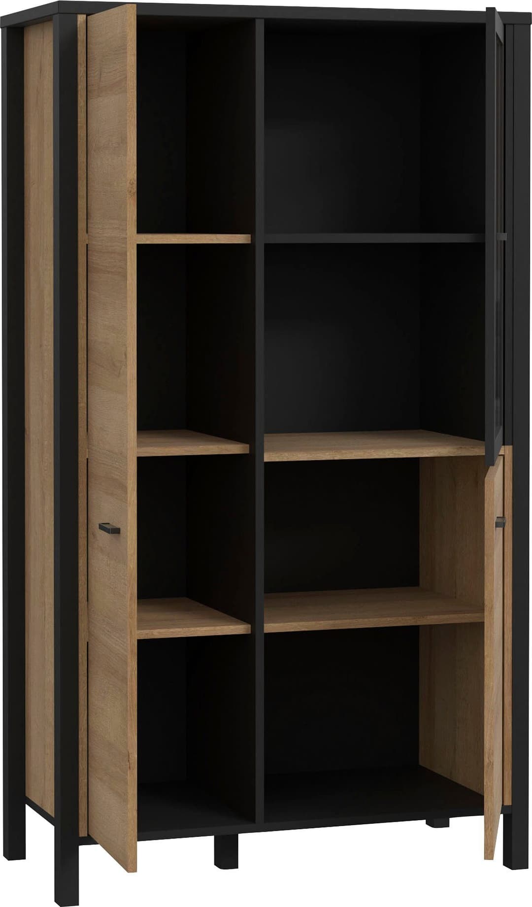 FORTE Vitrine High Rock | Holztöne