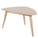Massiver Couchtisch 90 x 60cm Beige/Buche Weißöl | Holztöne