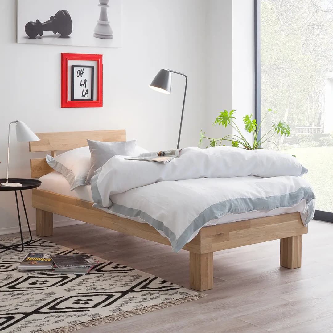 Massivholzbett AresWOOD | Holztöne