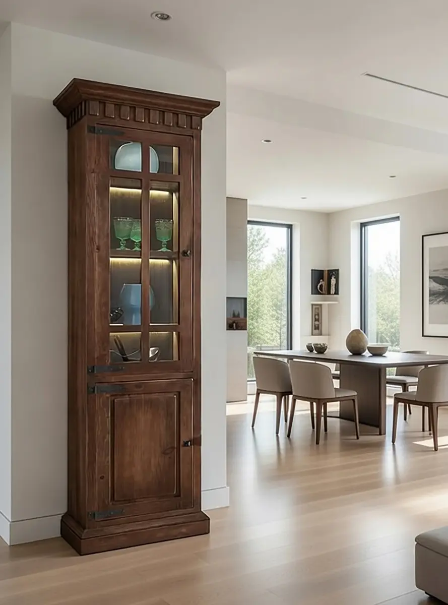 Vitrinenschrank II | Braun