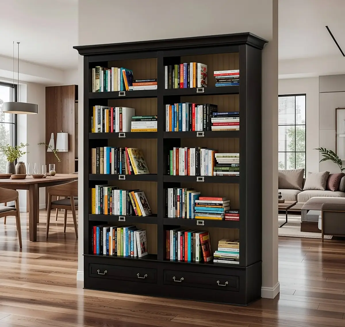 Bücherregal Azjana | Holztöne