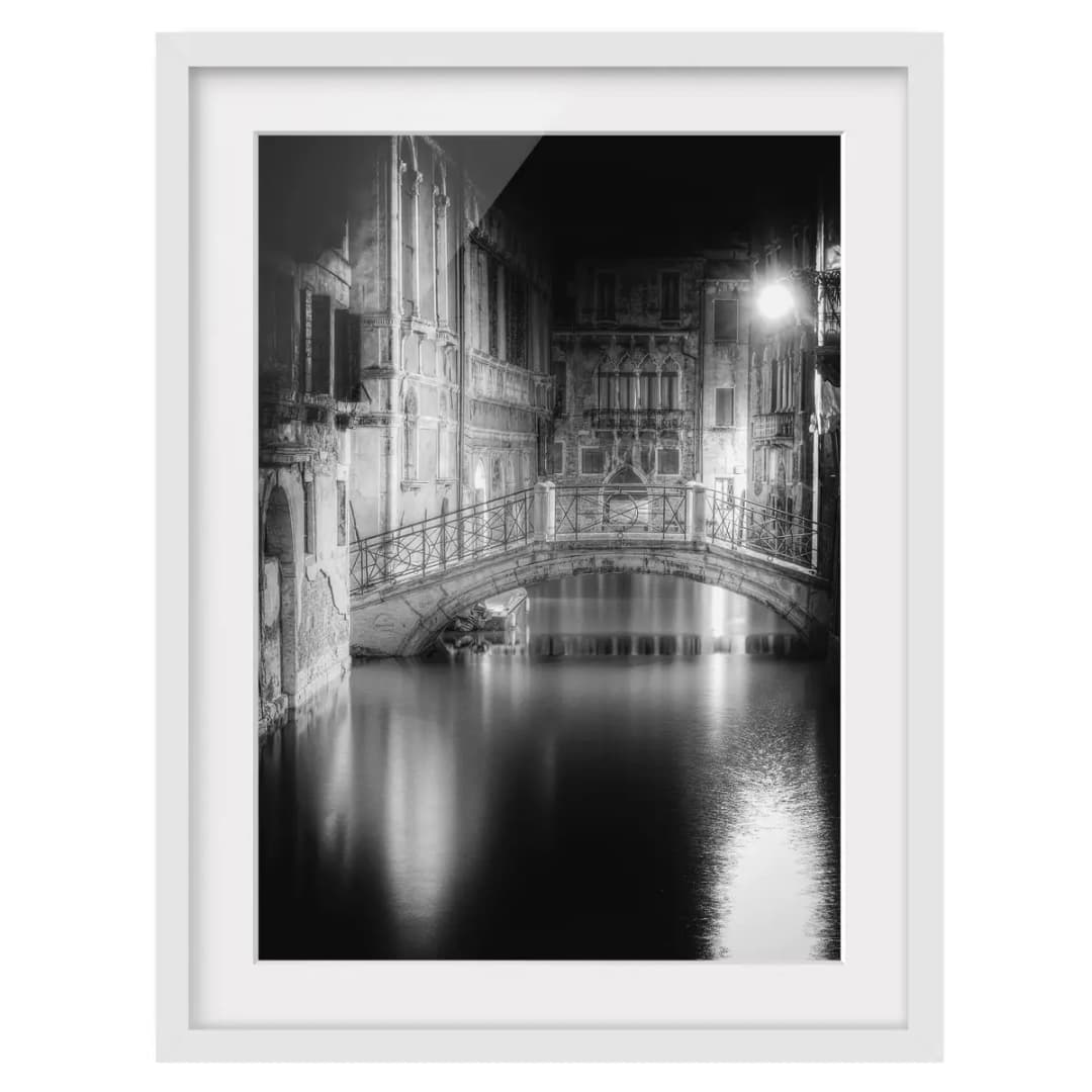 Bild Brücke Venedig II | Schwarz
